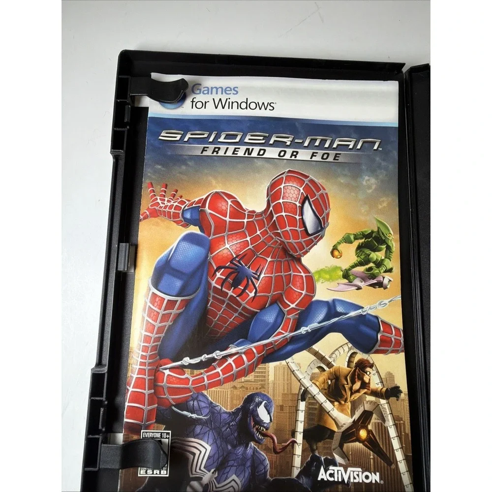 Spider-Man: Friend or Foe (PC, 2007) TESTED Complete In Box W/ Manual CIB - Picture 4 of 6